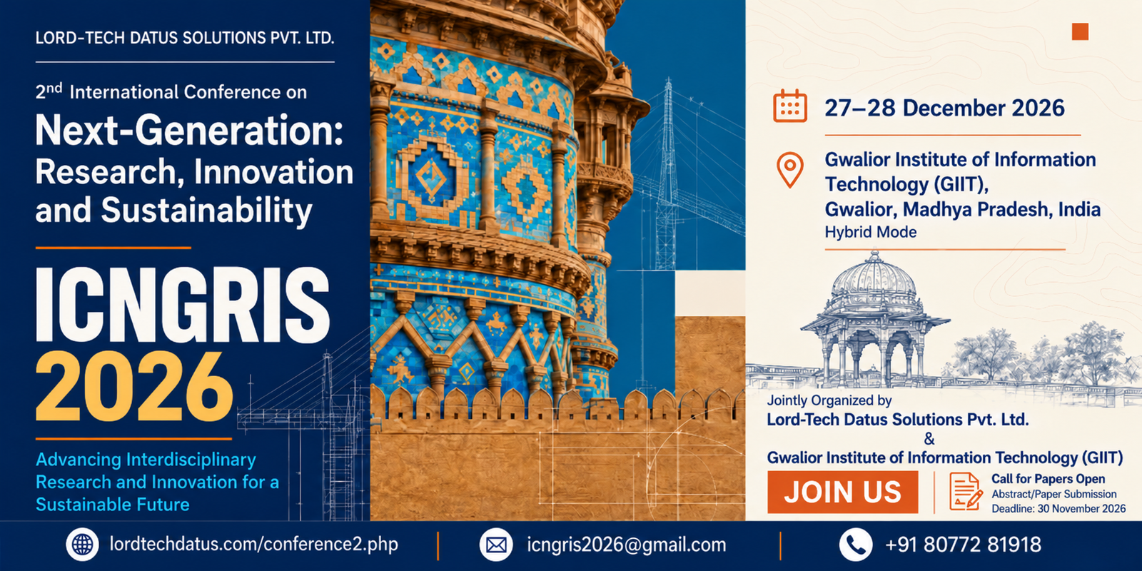 ICNGRIS-2026 Conference Banner